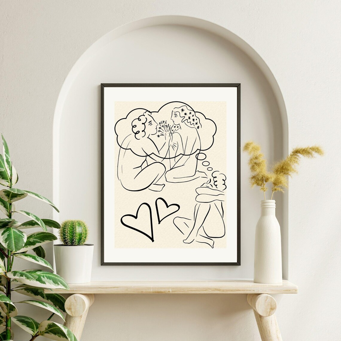 Matisse Inspired Romantic Memory Art Print - Image 7