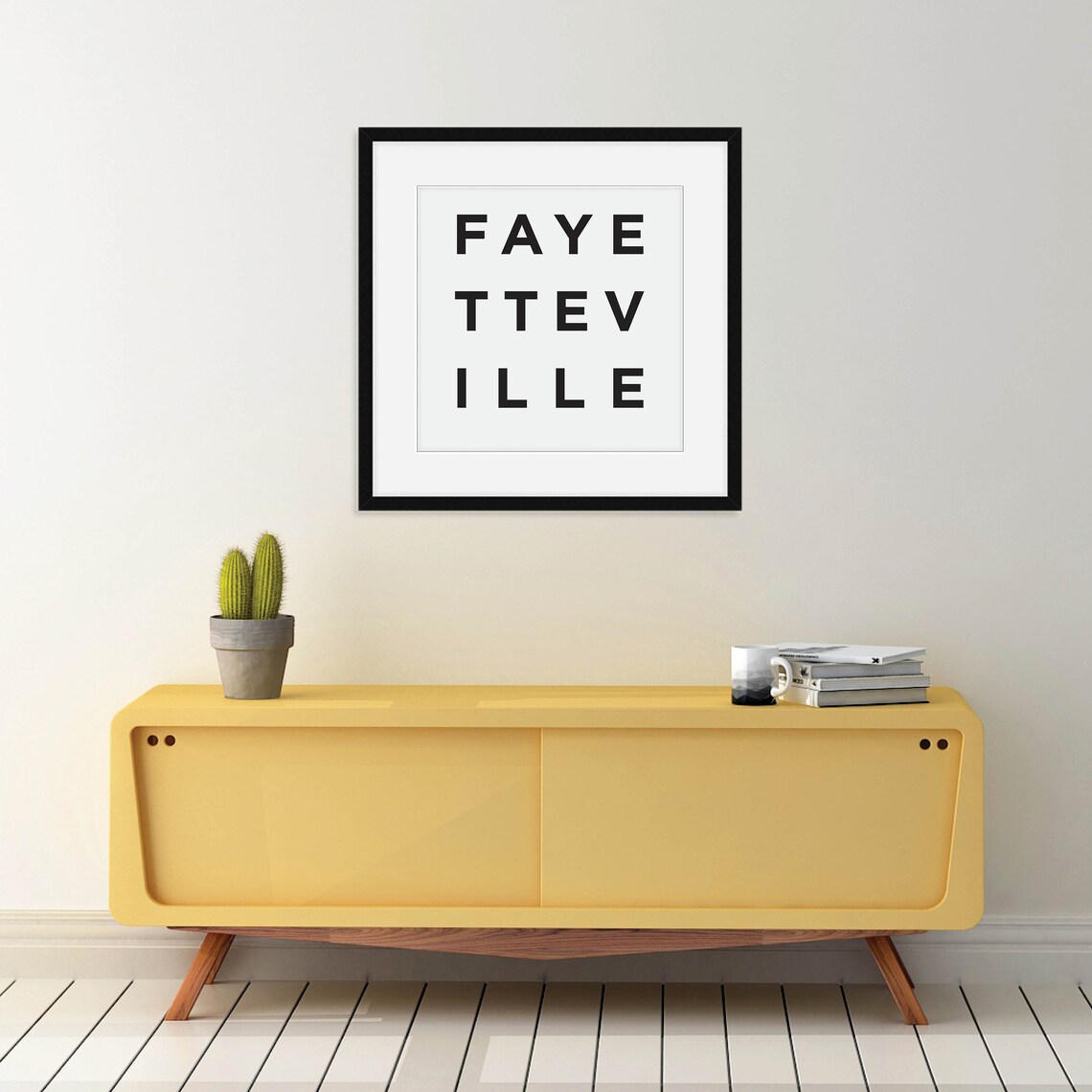 Fayetteville Print Fayetteville Poster Travel Minimalist Decor Hometown College Dorm Decor North Carolina Georgia Arkansas - Image 2