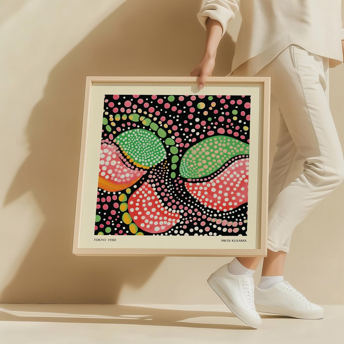 Abstract Fruit, Yayoi Kusama Inspired Poster