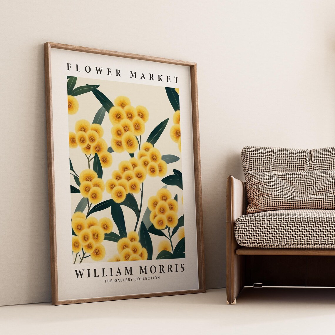 William Morris Flower Market Yellow Blooms Gallery Collection Poster