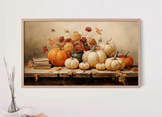 Pumpkin Still Life Art For Samsung Frame Tv