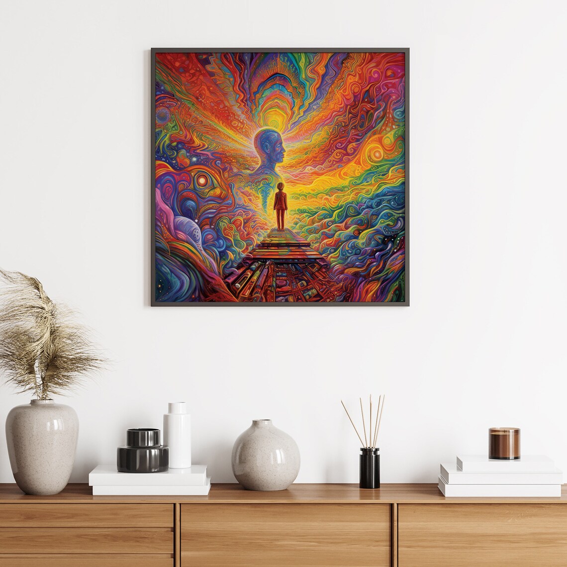 Psychedelic Colorful Paradigm Shift Art Print - Image 3