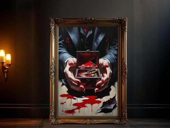 Dark Gothic Music Box, Broken Music Box Art