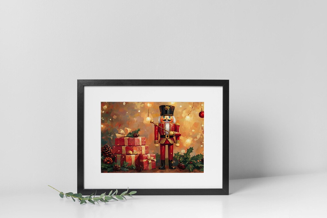 Festive Nutcracker Holiday Scene, Christmas Decor - Image 2