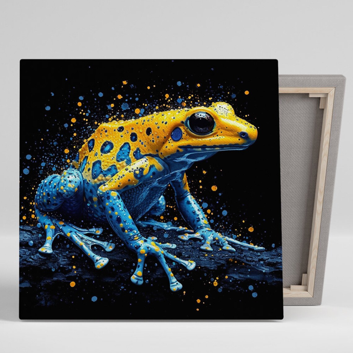 Poison Dart Frog Art Print, Modern Bohemian Decor