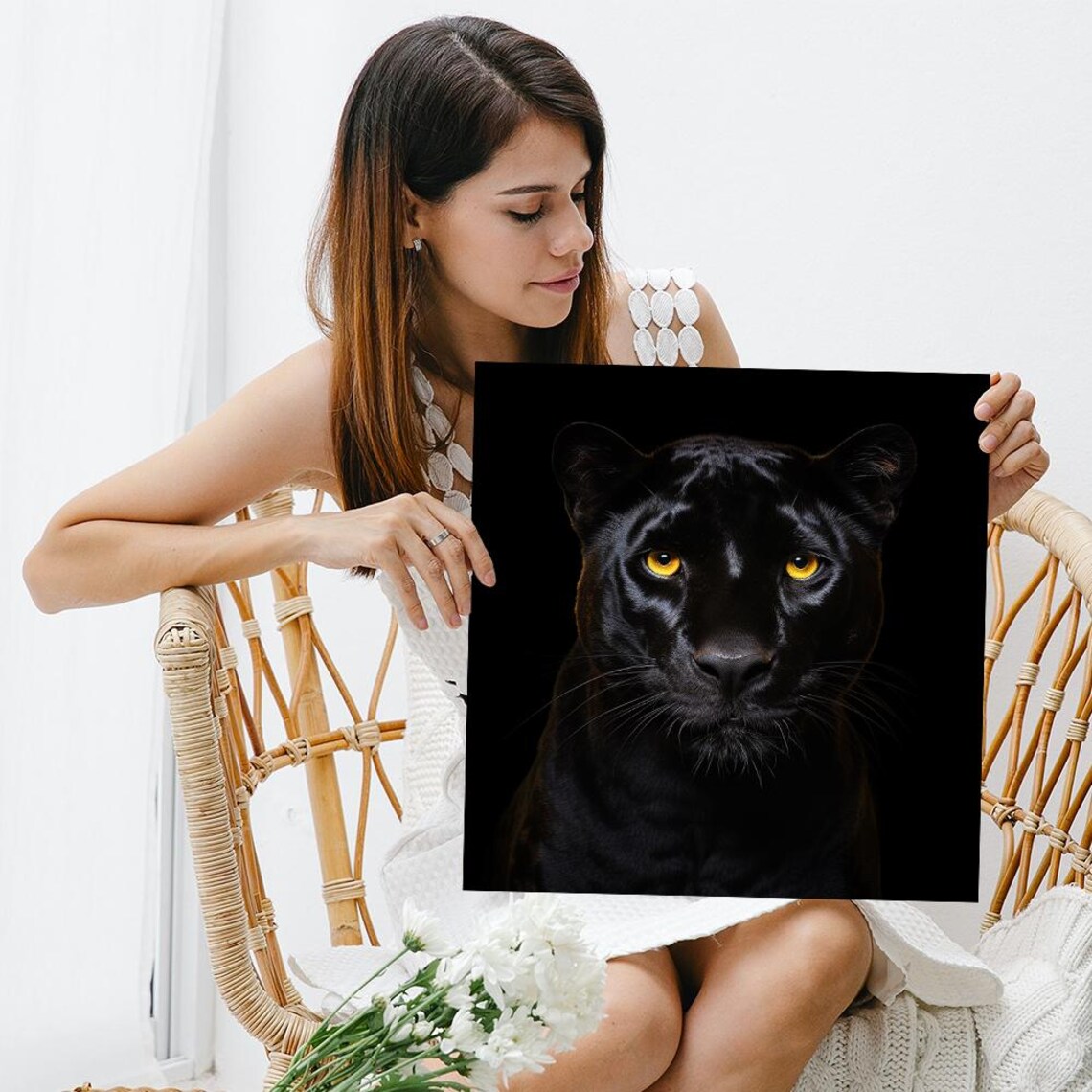 Panther Contemporary Design Art Print, Animal Decor - Image 3