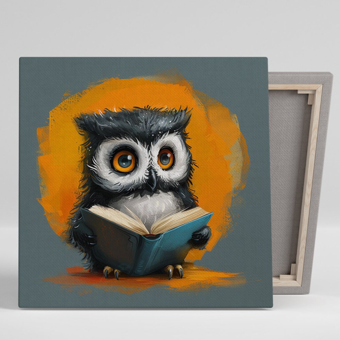 Owls Wisdom Whimsical Animal Decor Art Print