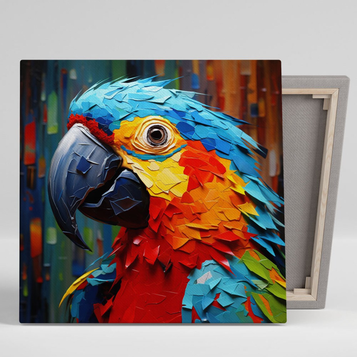 Parrot Wall Decor, Animal Art Print for Living Room