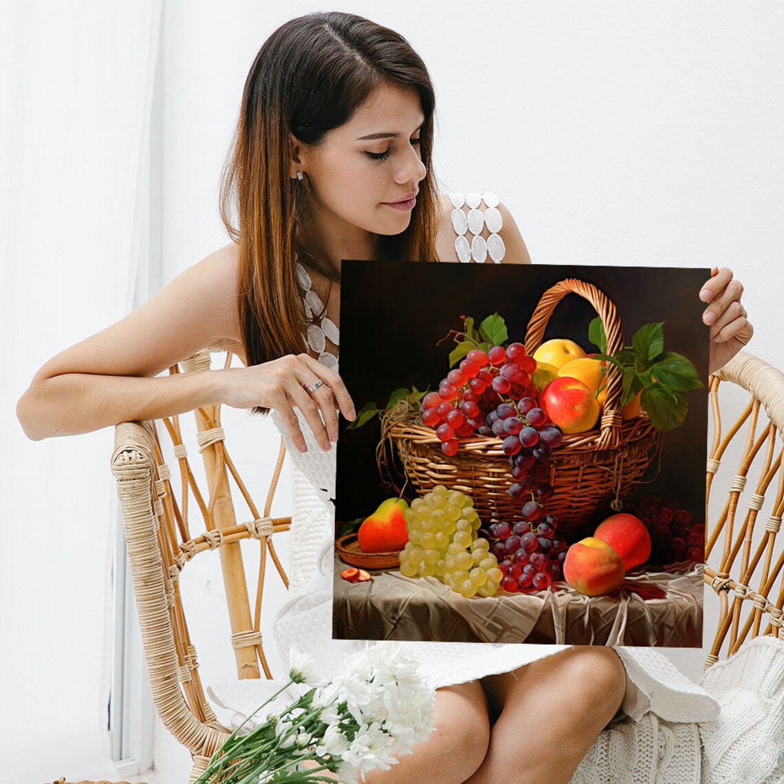 Fruit Still Life Poster Print, Living Room Decor - Image 3