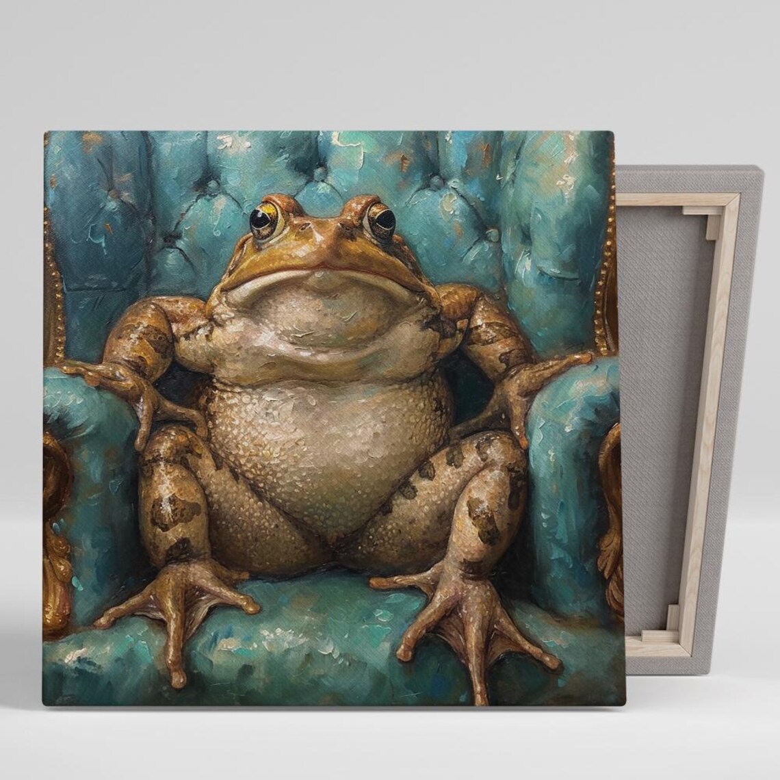 Frog Whimsical Animal Art Print for Nursery Rooms