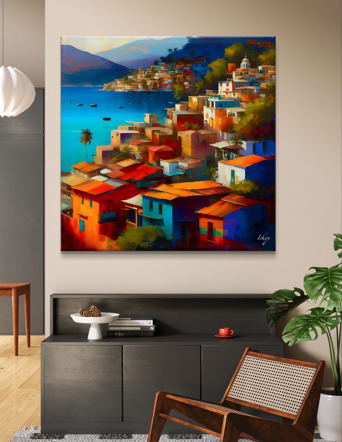Acapulco Bay Vibrant Hillside Seaside Town Coastal Mexico Poster - Image 6