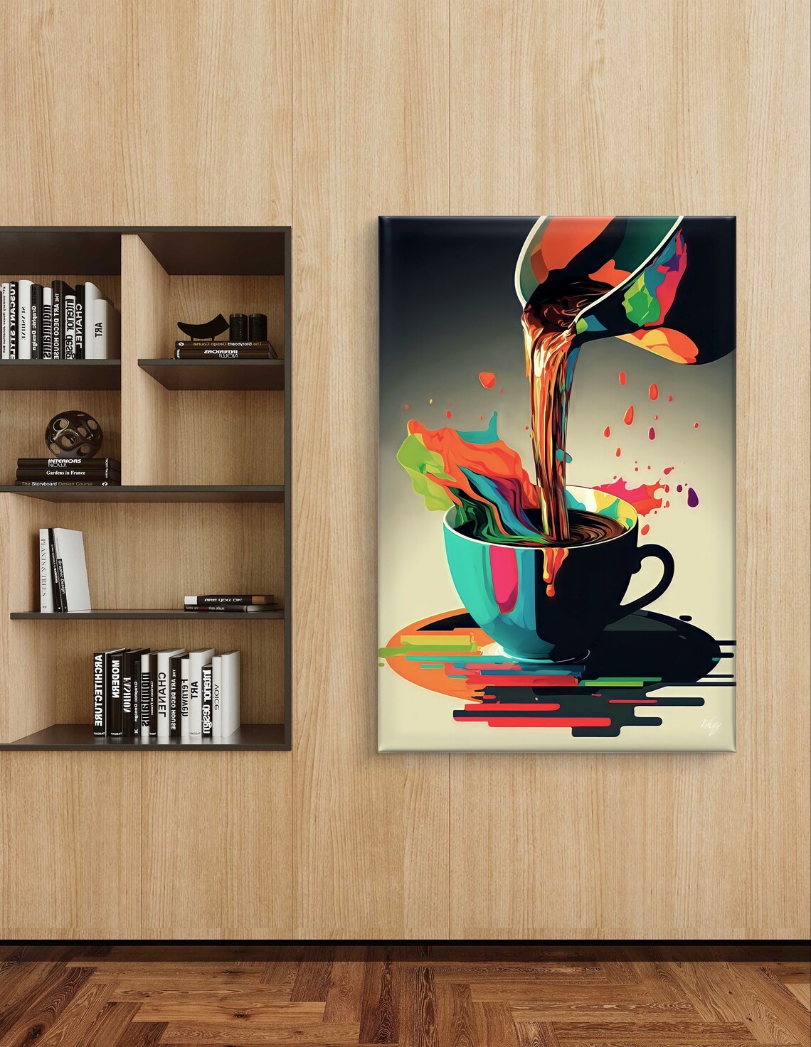 Coffee Pop Art Print, Minimalist Coffee Cup - Image 5
