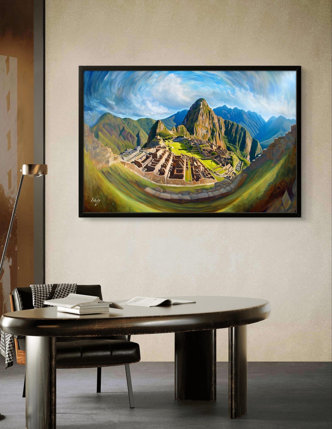 Machu Picchu Panoramic Inca Citadel Ruins Andes Mountains Poster - Image 4