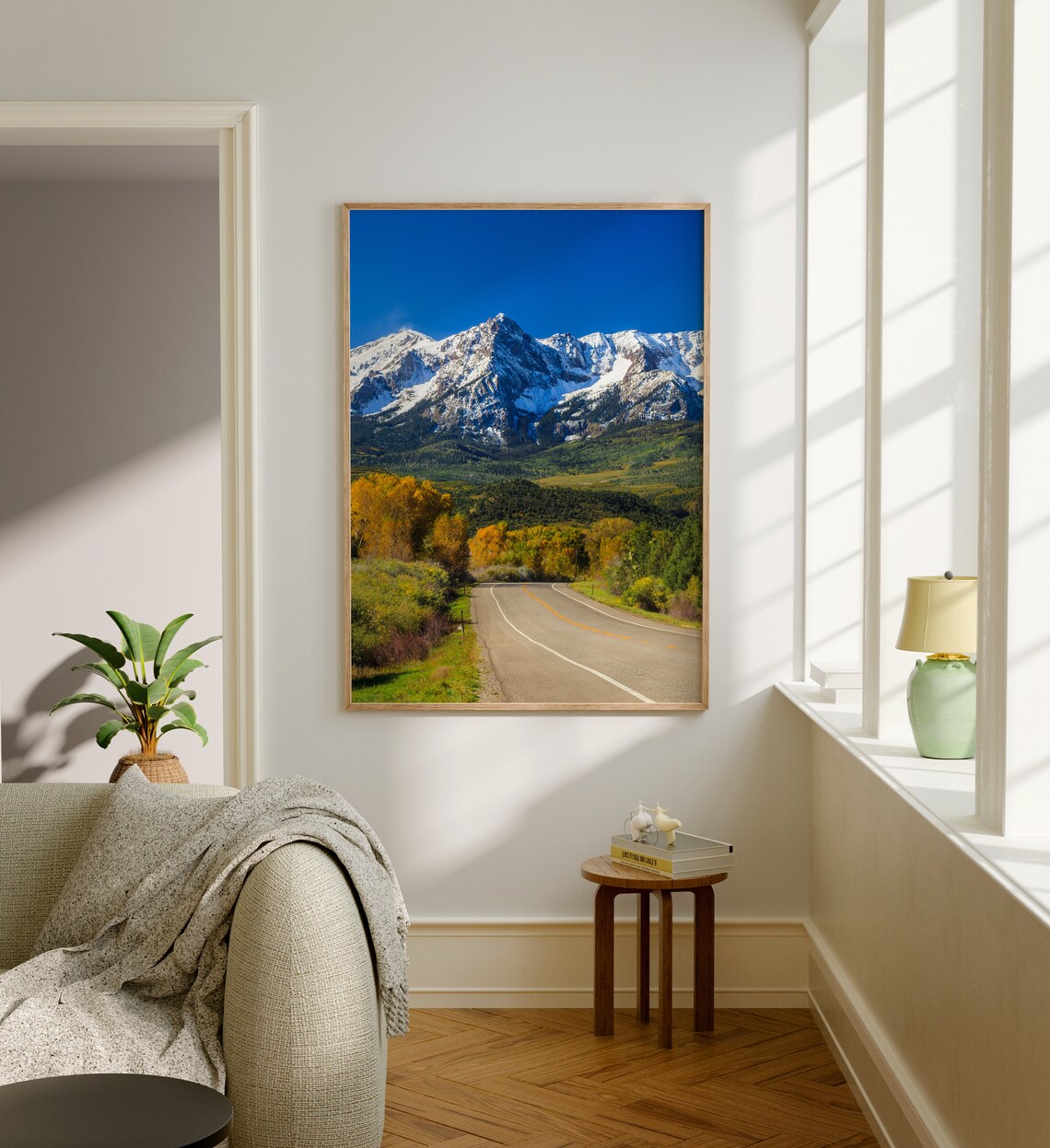 Rocky Mountain National Park Snow Capped Peaks and Golden Aspens Poster - Image 5