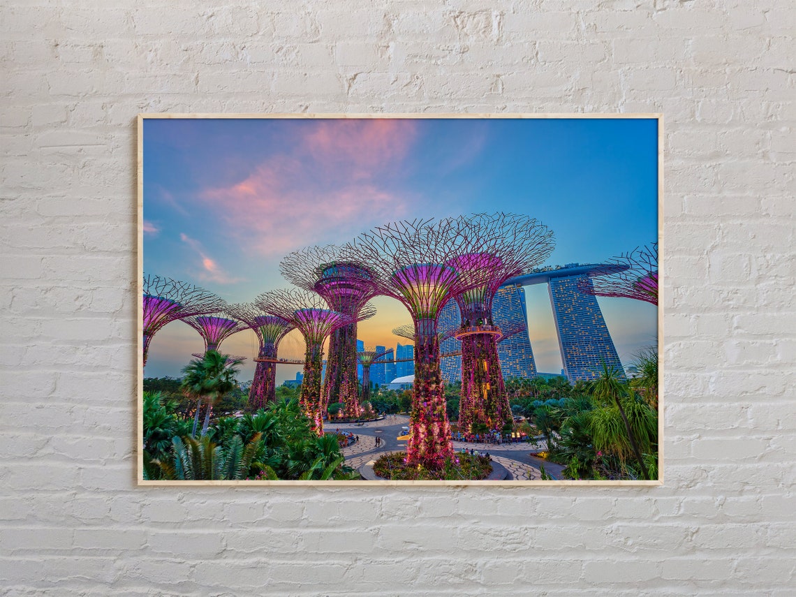 Real Photo Singapore Print Singapore Wall Art Singapore Poster Singapore Photo Singapore Poster Print Singapore Wall Decor