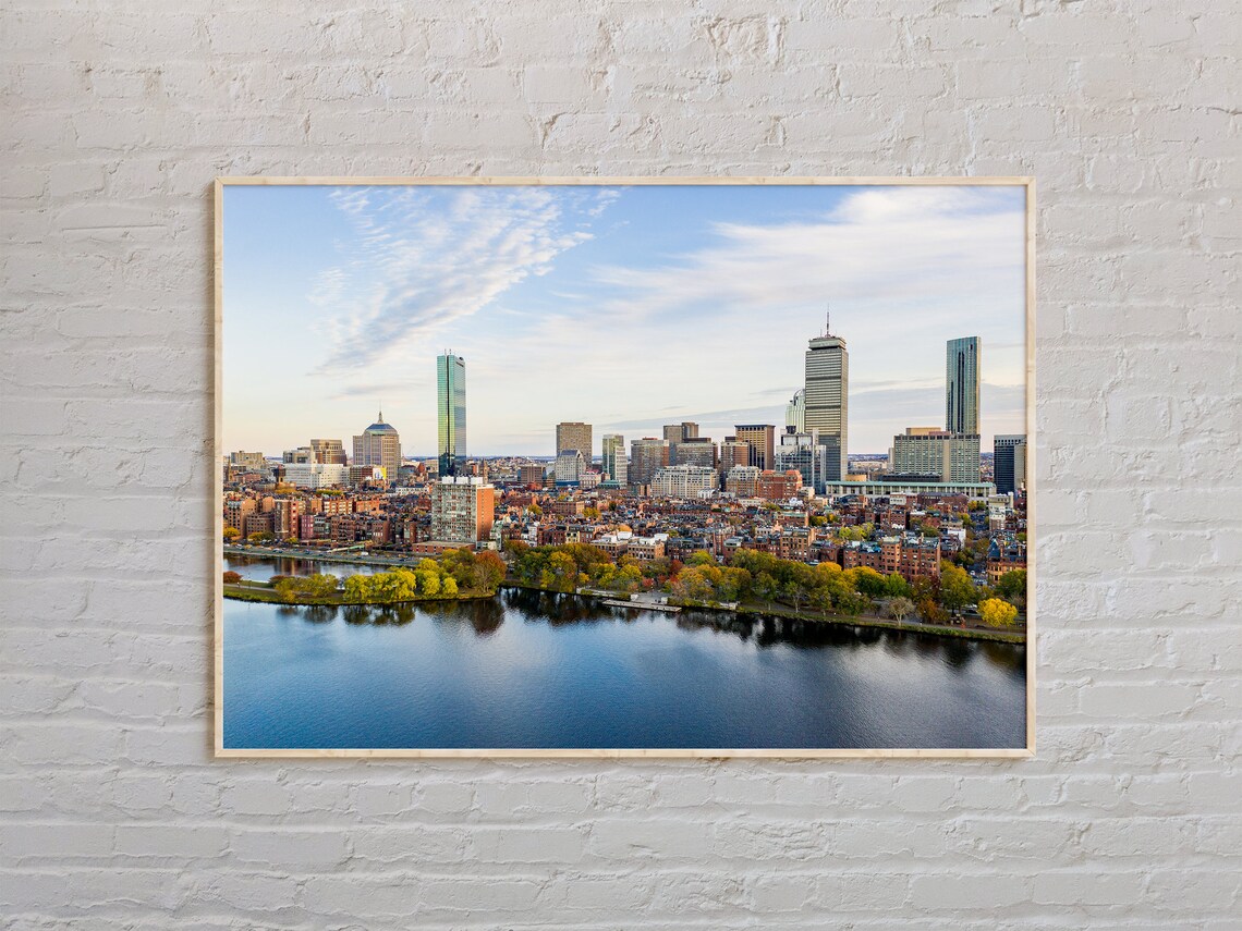 Boston Wall Art Massachusetts Travel Poster