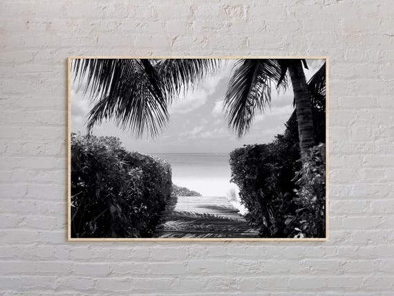 Black And White Turks And Caicos Islands Print Turks And Caicos Wall Art Turks And Caicos Poster Turks And Caicos Photo Caribbean
