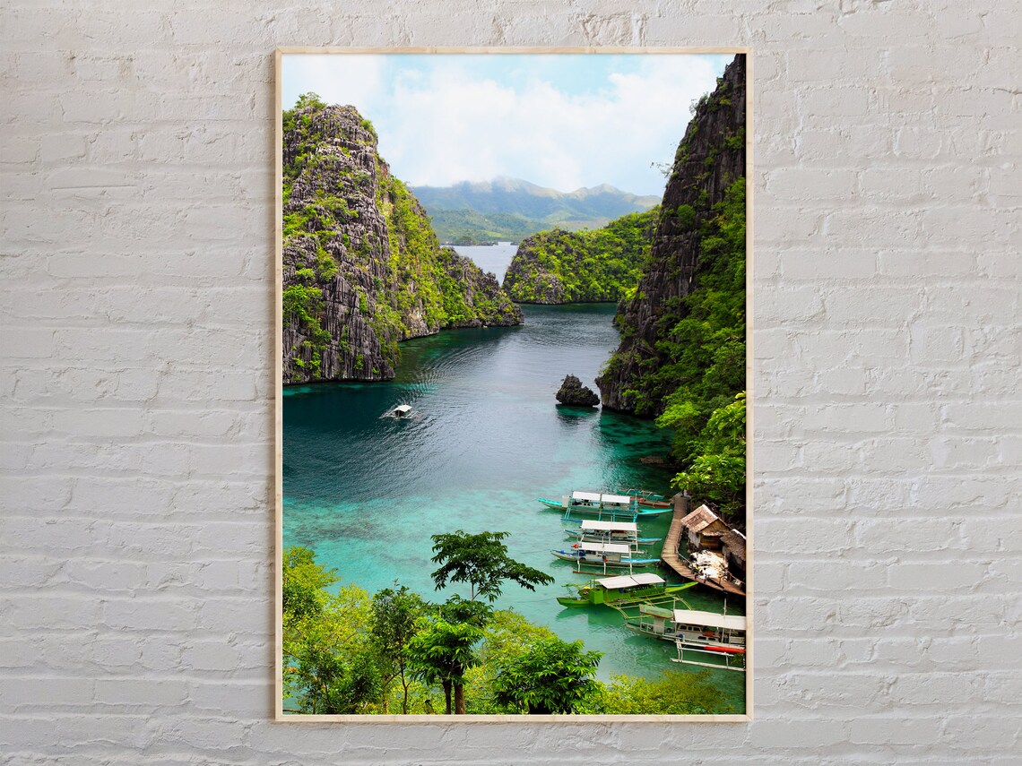Philippines Real Photo Travel Poster Print