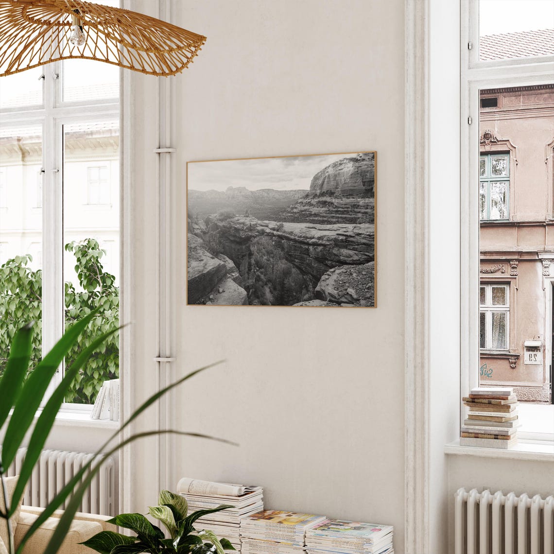 Black And White Sedona Print Sedona Wall Art Sedona Poster Sedona Photo Sedona Poster Print Sedona Wall Decor Sedona Print Usa - Image 2