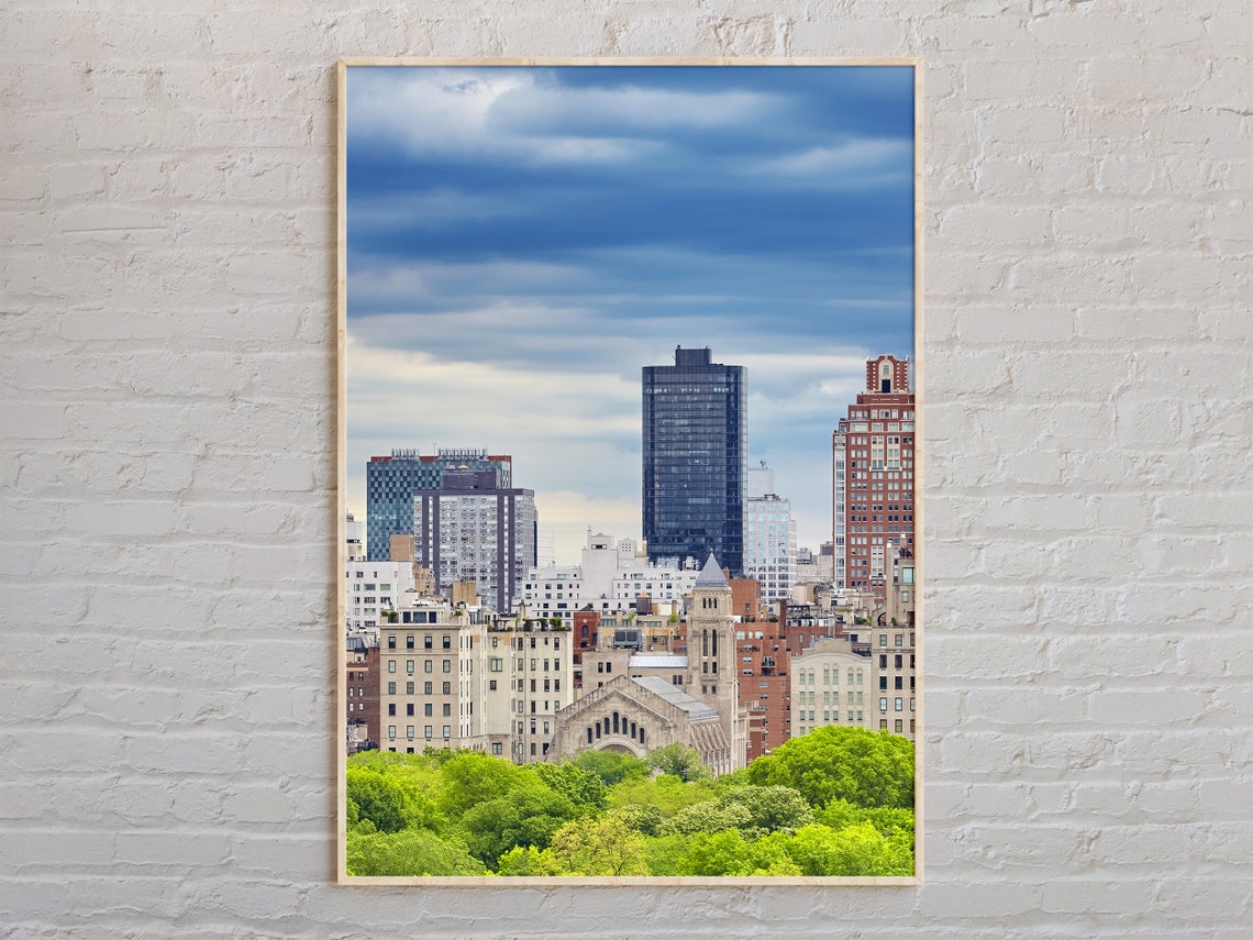 Upper East Side Manhattan Skyline Over Central Park Photo Poster