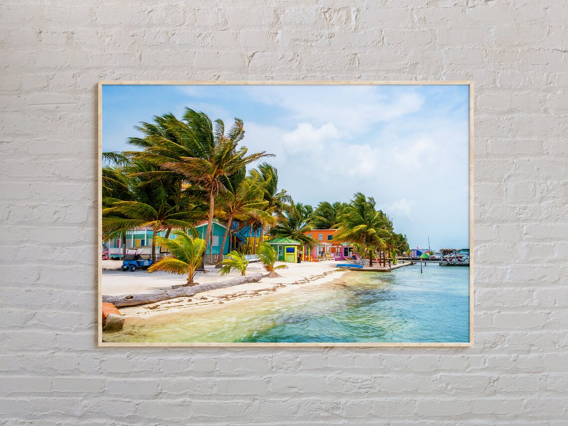 Real Photo Belize Wall Art Poster