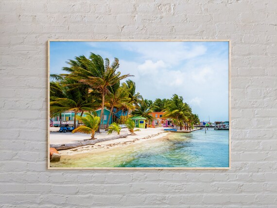 Real Photo Belize Wall Art Poster