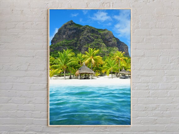 Mauritius Real Photo Travel Poster, Africa
