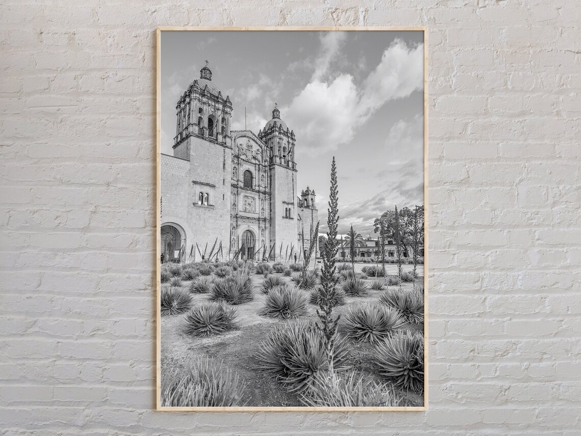Black And White Oaxaca De Jurez Print Art Poster Photo Decor