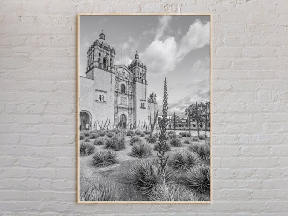 Black And White Oaxaca De Jurez Print Art Poster Photo Decor