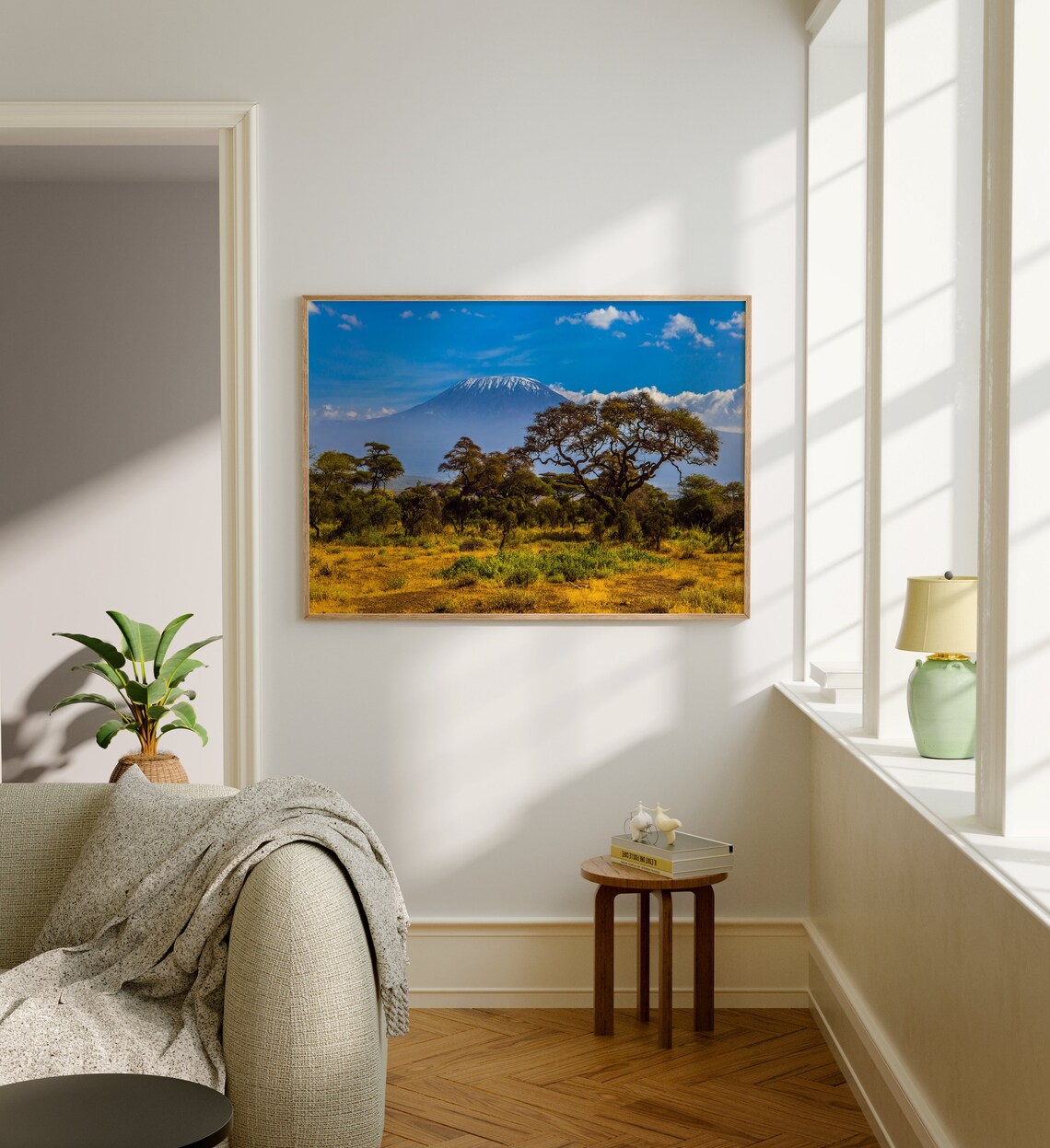 Mount Kilimanjaro Travel Poster, Tanzania Photo Print - Image 5