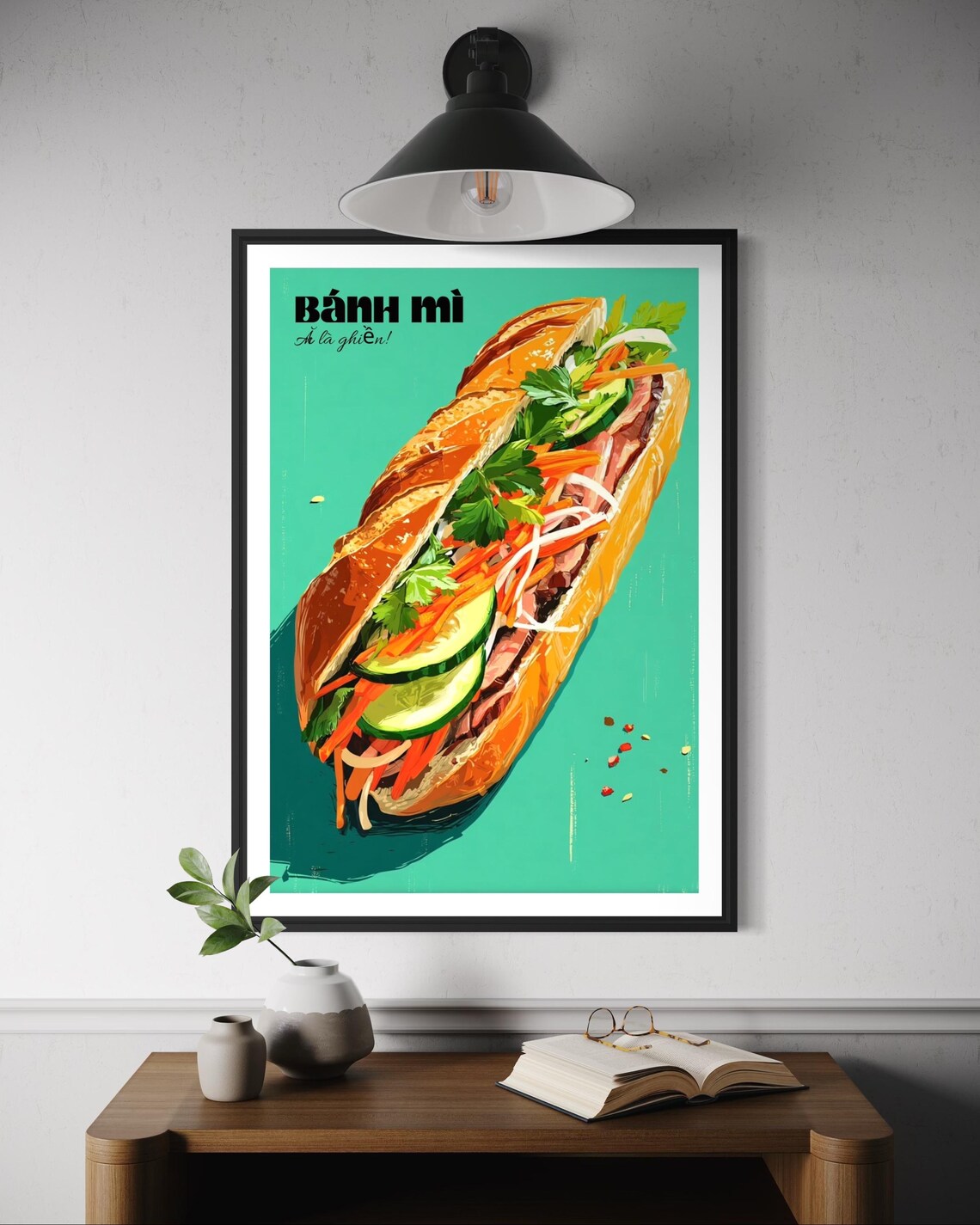 Bnh M Vietnamese Sandwich, Travel Poster