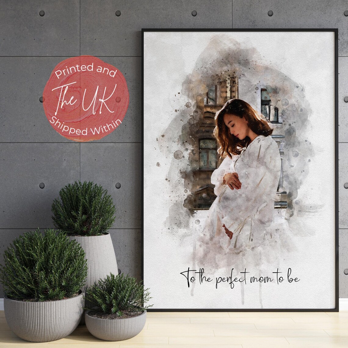 Mother and Daughter Walking Together Lead The Way Forever Quote Poster - Image 4