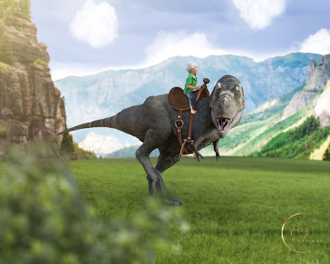 Dinosaur Backdrop, T-Rex Background