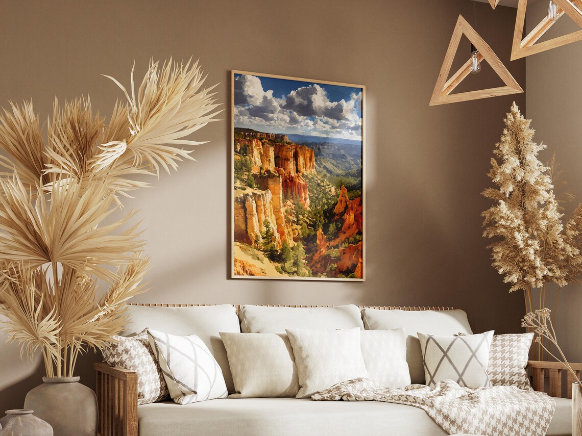 Bryce Canyon National Park Utah Orange Hoodoos Amphitheater Poster - Image 3