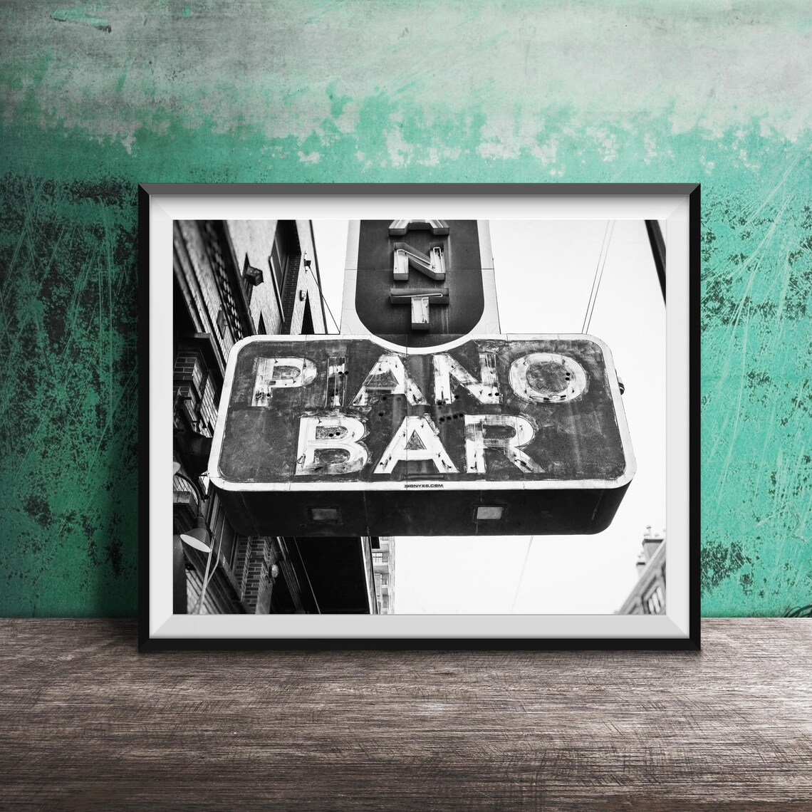 Piano Bar Photography Art Print, Music Room Decor - Image 2