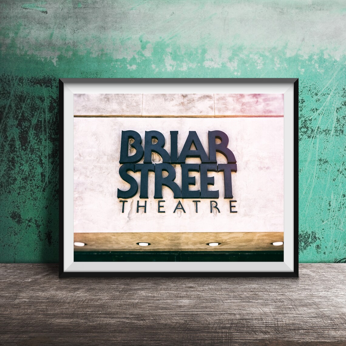 Briar Street Theatre Lakeview Chicago Wall Sign Photography Poster