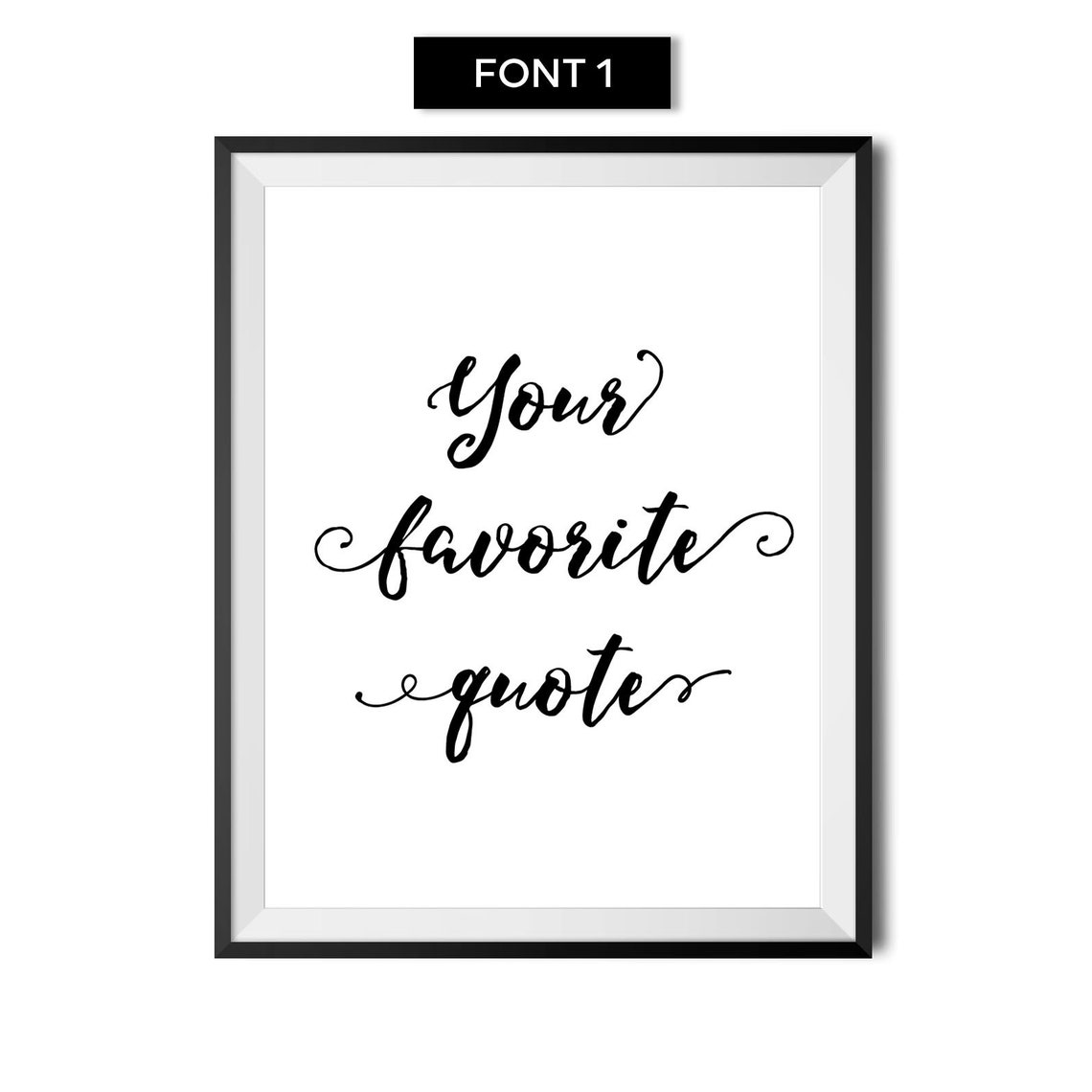 Custom Quote Print Quote Poster Personalized Text Custom Saying Personalized Print Custom Wall Art - Image 3