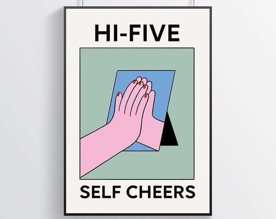 Self Cheers Vintage Poster Poster Home Decor Wall Decor Famous Wall Art Retro Poster Premium Print
