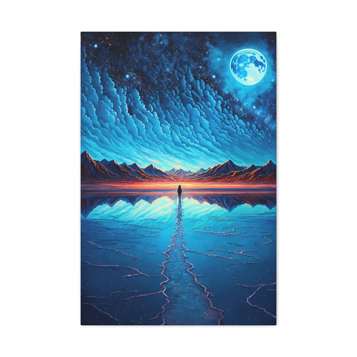 Ice Mountain View, Mountain Landscape