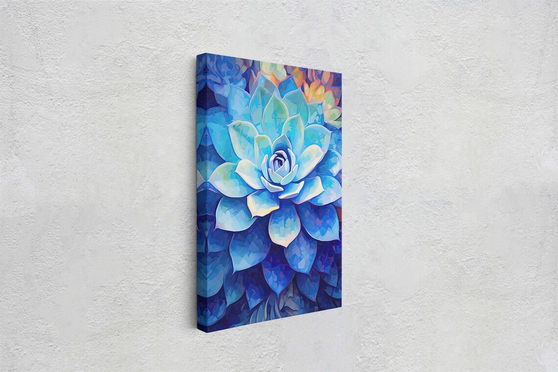 Colorful Succulent Cactus Botanical Art Print - Image 2