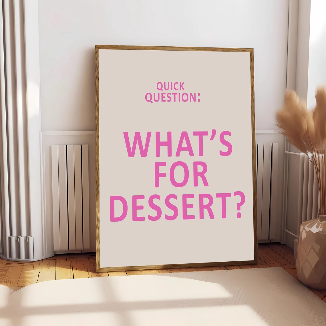 What’s For Dessert? Funny Kitchen Wall Art - Image 2