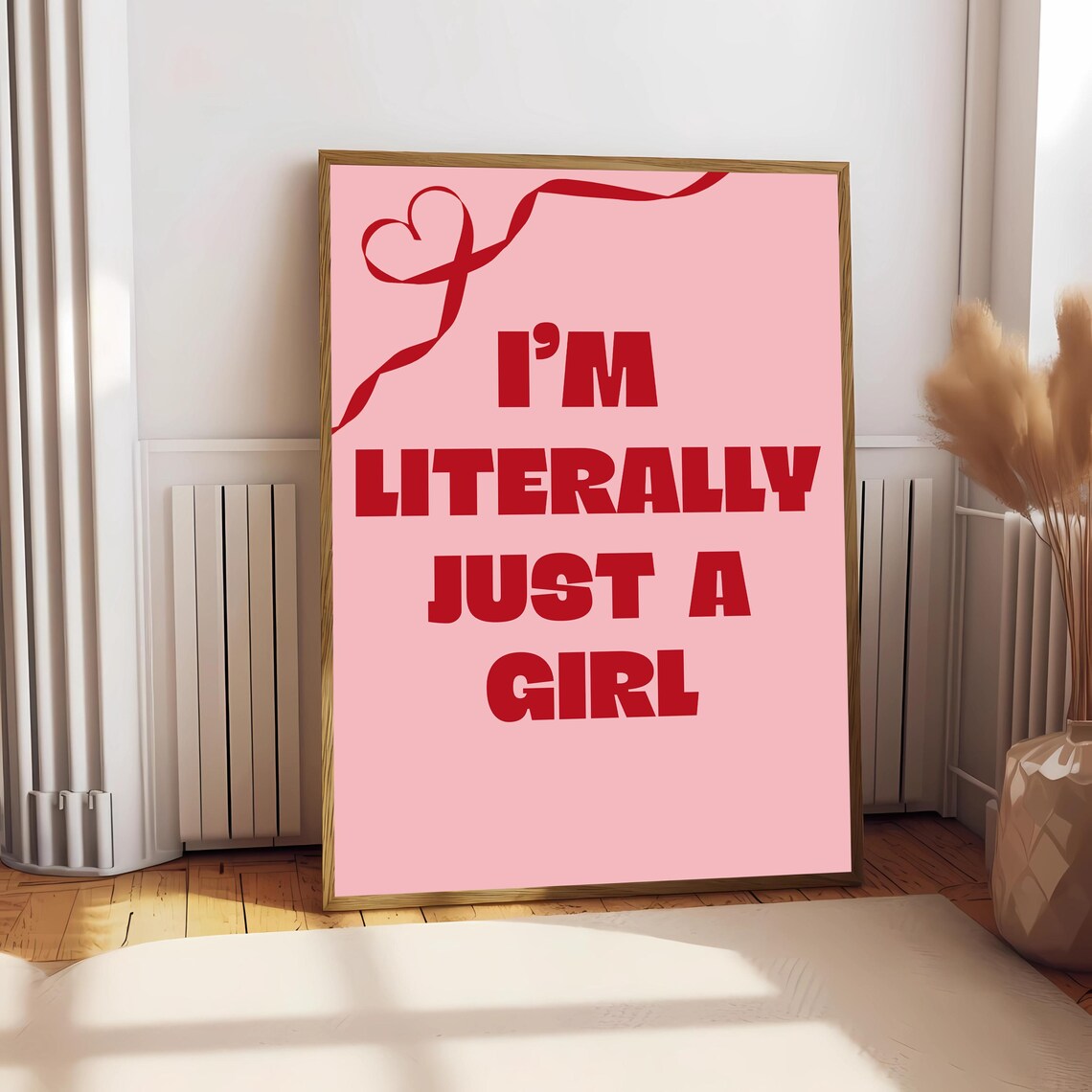 Im Literally Just A Girl, Preppy Bedroom Quote - Image 2