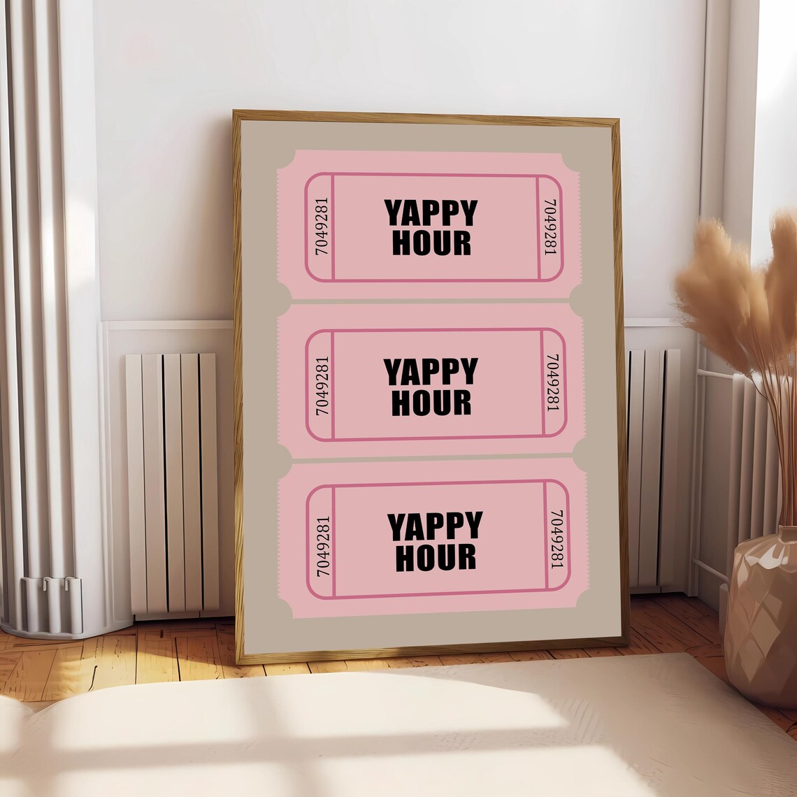 Yappy Hour, Retro Cocktail Art Print - Image 2