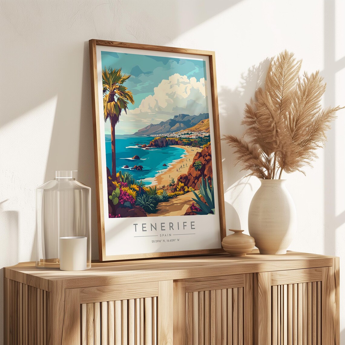 Tenerife Travel Poster, Spain Travel Print - Image 3