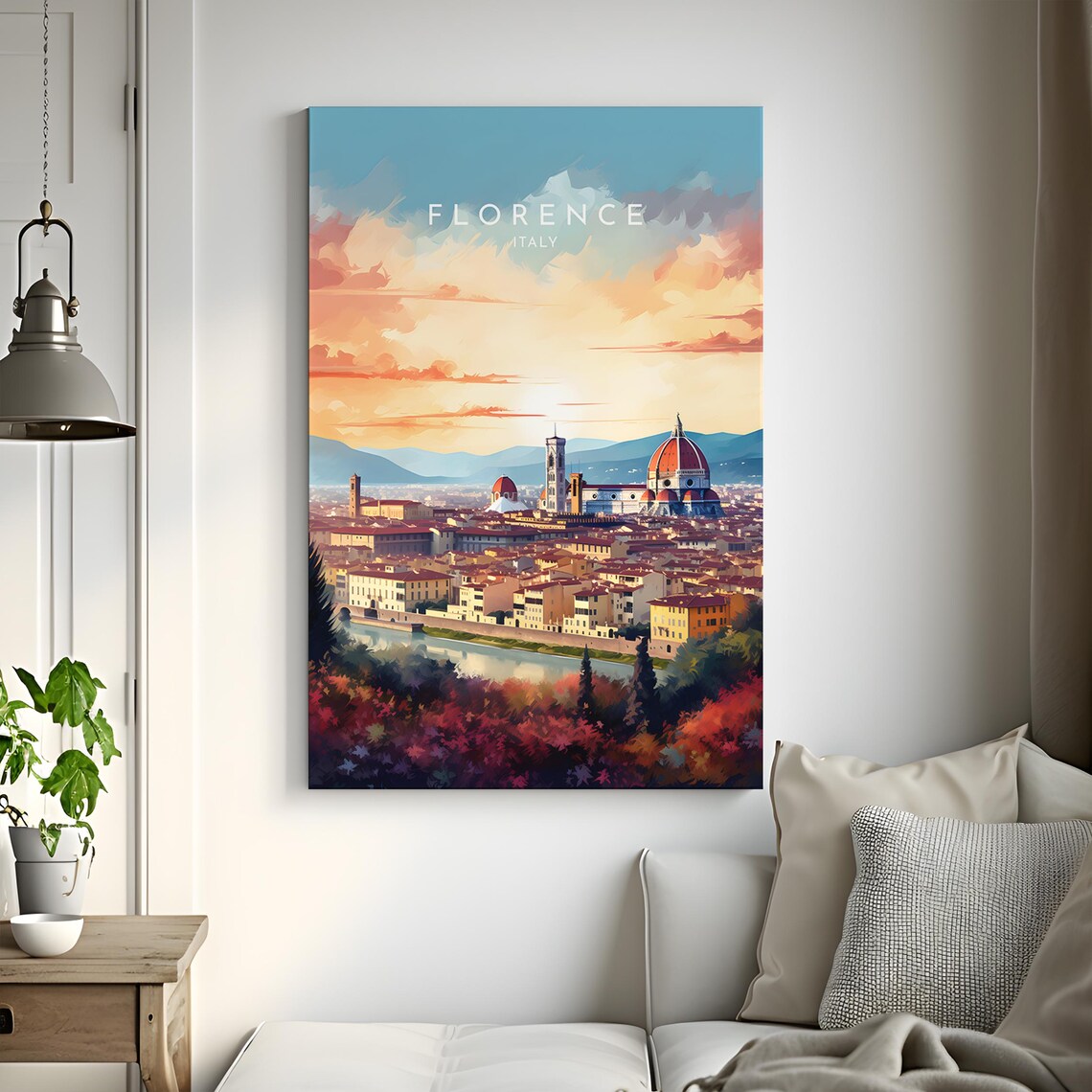 Florence Travel Poster, Italy Home Decor Gift - Image 3