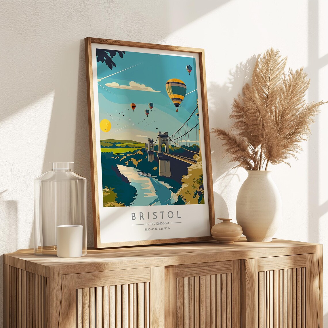 Bristol Travel Poster, England Travel Poster - Image 3
