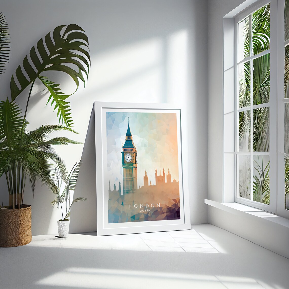 London Travel Poster, Big Ben England London - Image 4