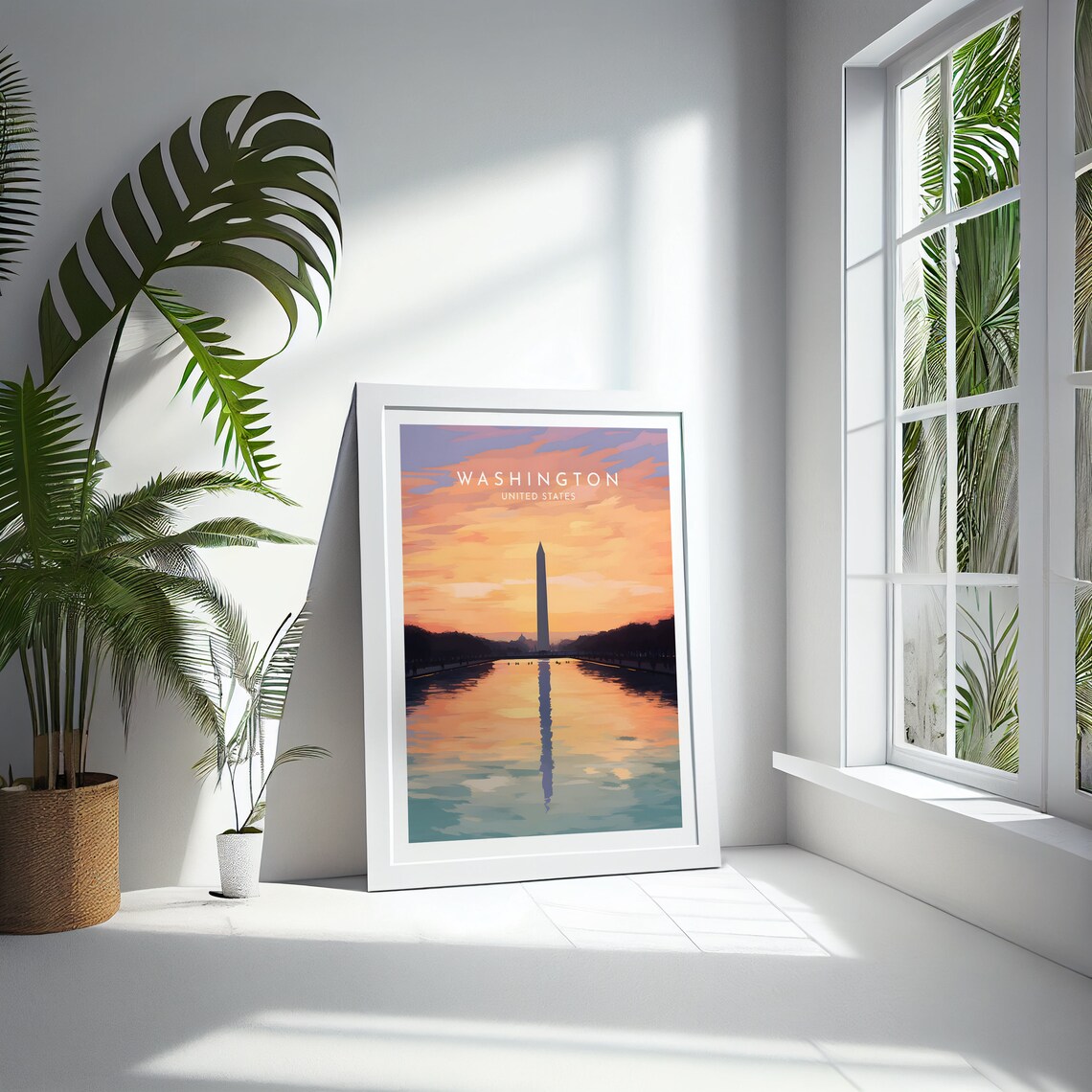 Washington Travel Poster, United States Home Decor - Image 4