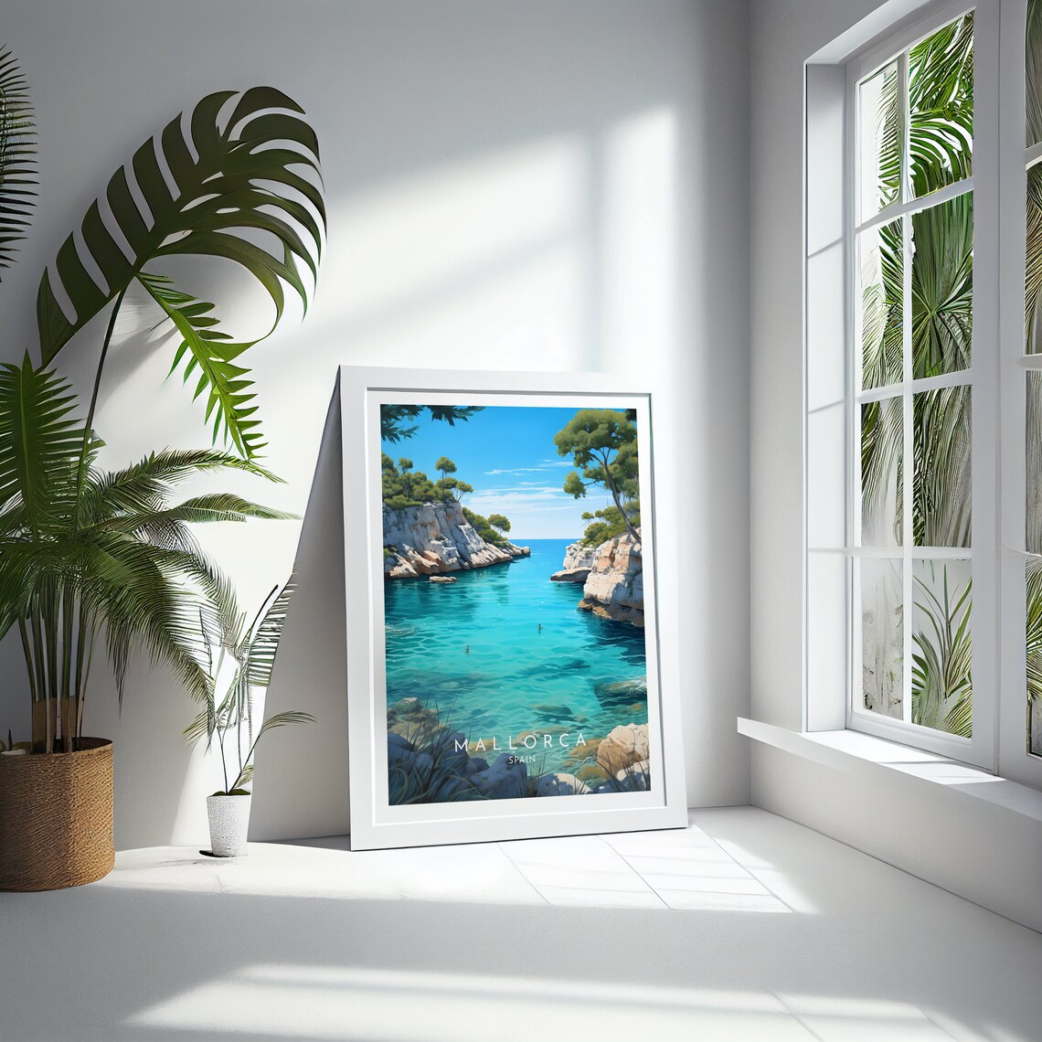 Mallorca Travel Poster, Spain Home Decor Print - Image 4
