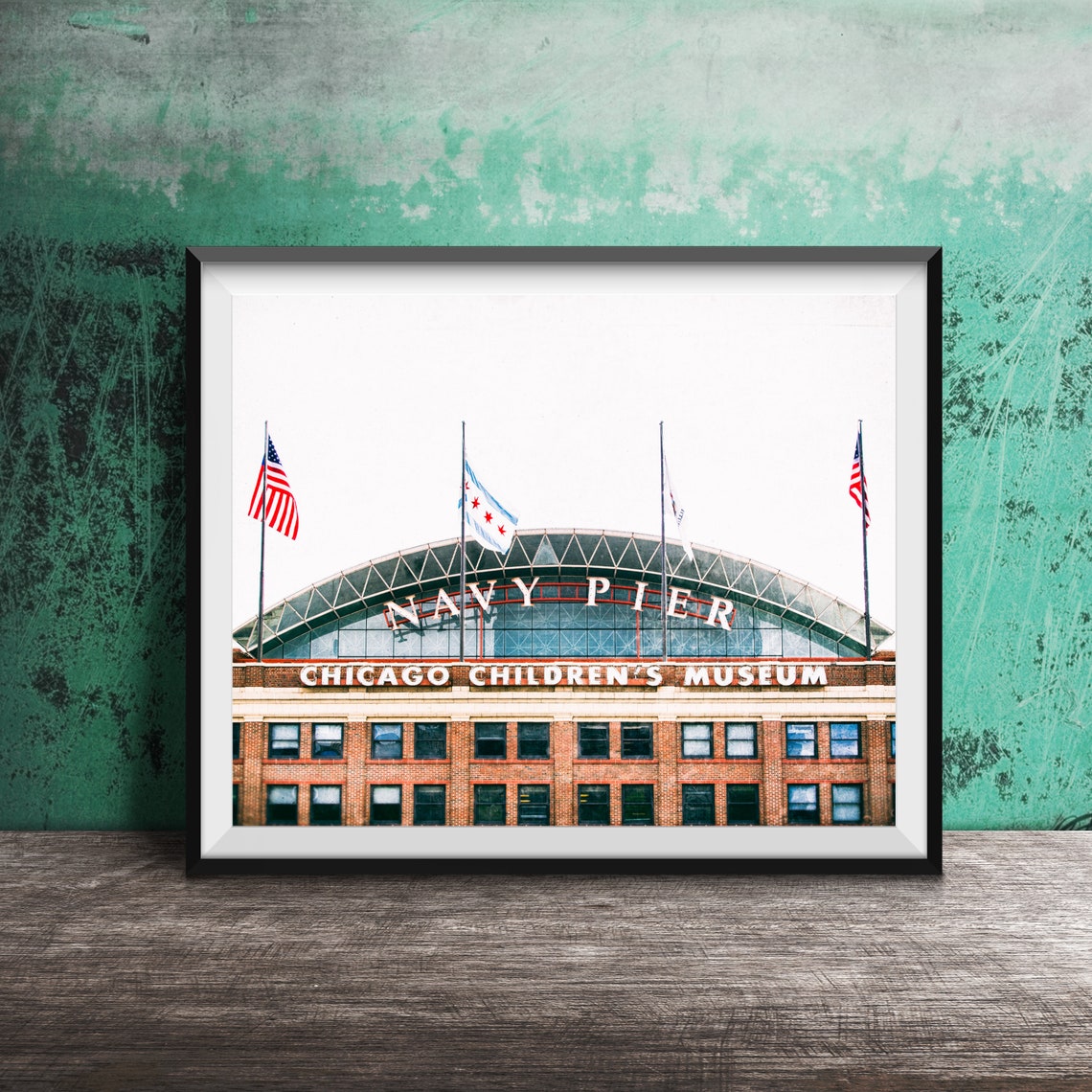Navy Pier Chicago Childrens Museum Landmark Building Photo Poster
